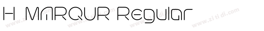 H_MARQUR Regular字体转换